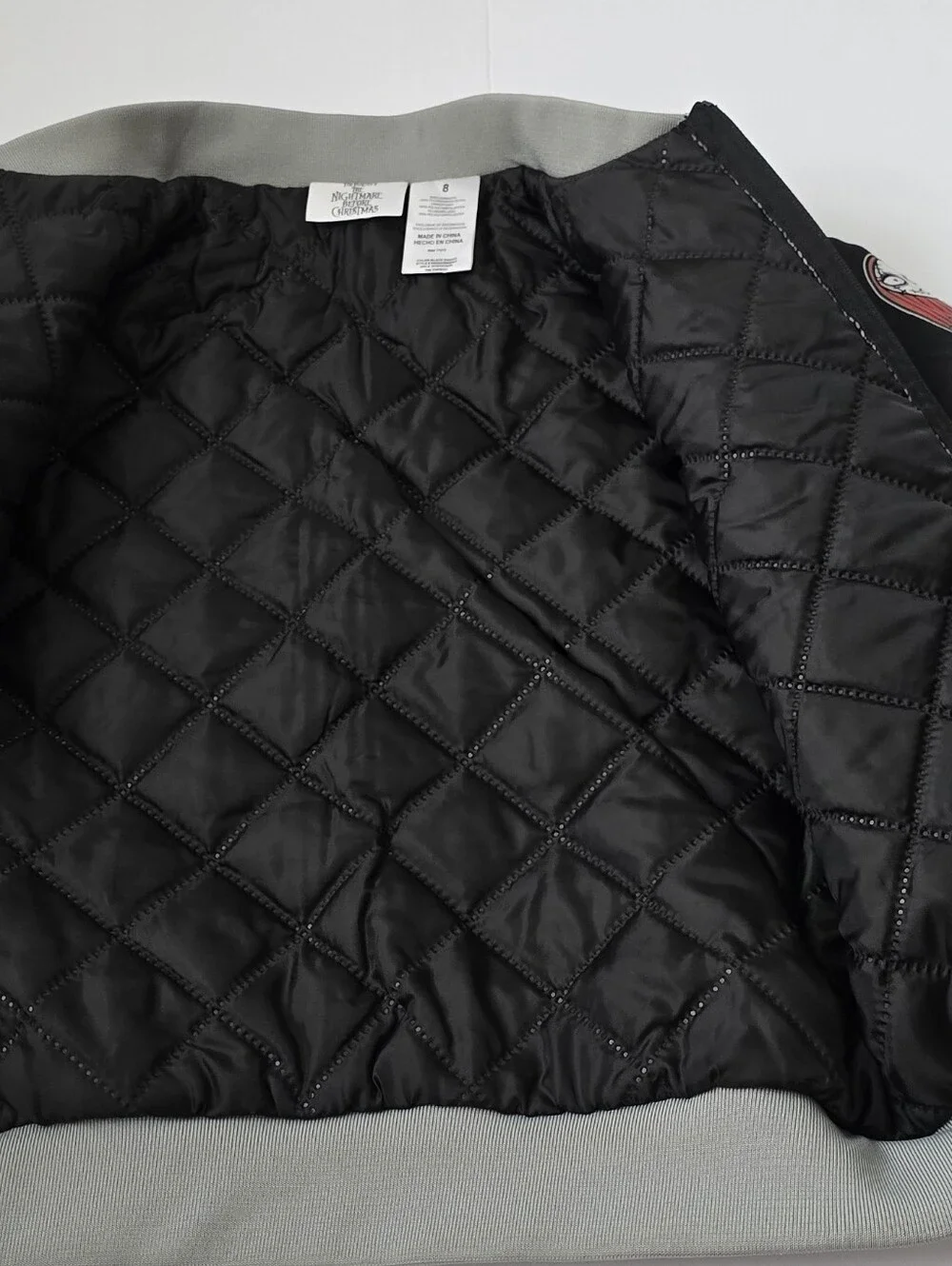 Black & White Kids Bomber Jacket